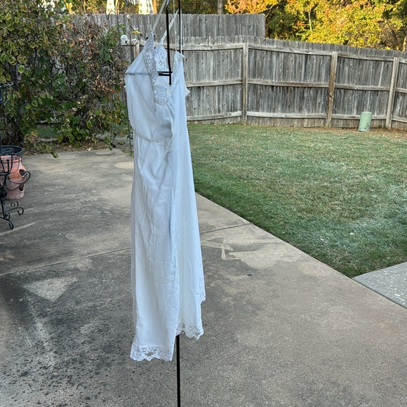 NOS Vintage Loomcraft Nylon Full Slip 40 Union Tags Oldstock Off White Lace asis - Picture 4 of 8